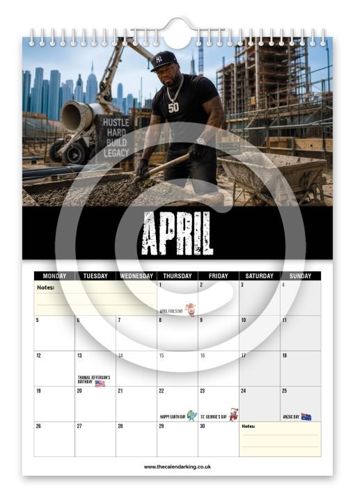 50 Cement Novelty Calendar - Image 5