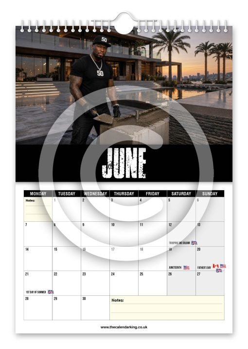 50 Cement Novelty Calendar - Image 7