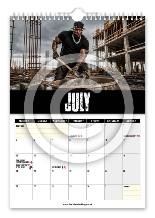 50 Cement Novelty Calendar - Image 8