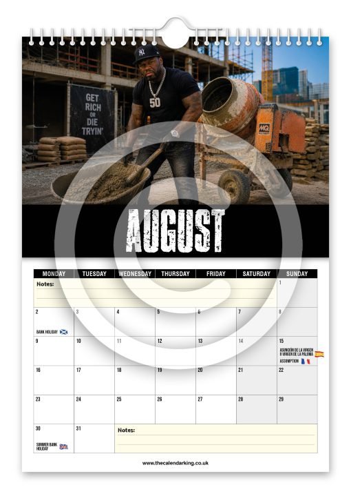 50 Cement Novelty Calendar - Image 9