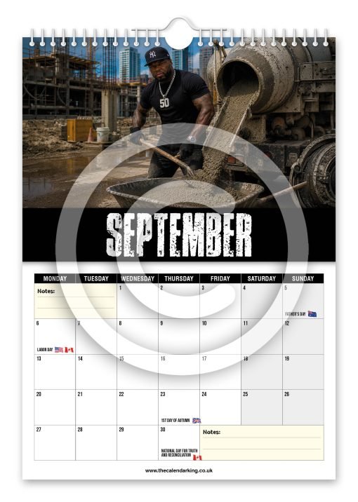 50 Cement Novelty Calendar - Image 10