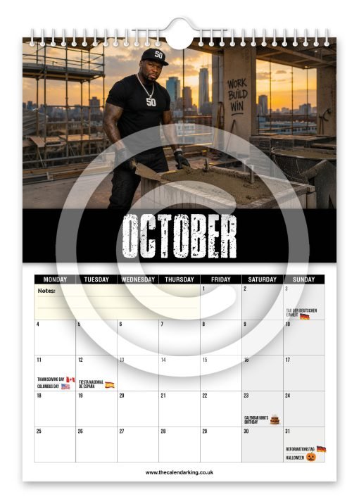 50 Cement Novelty Calendar - Image 11
