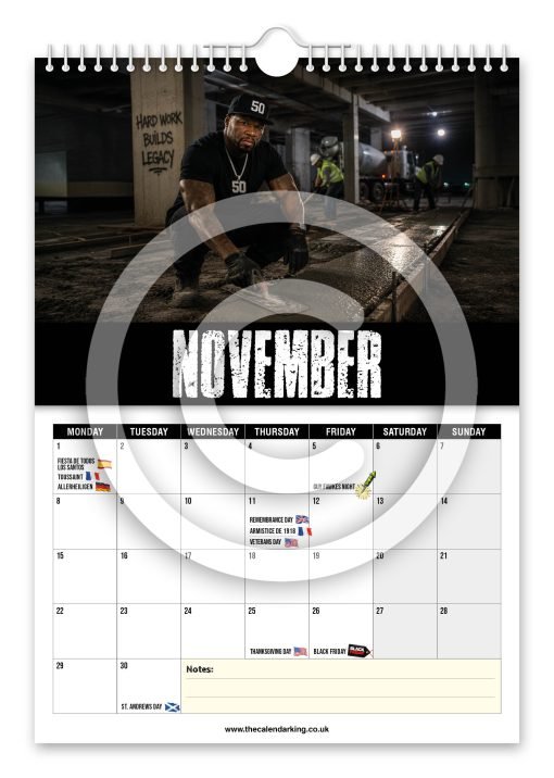 50 Cement Novelty Calendar - Image 12