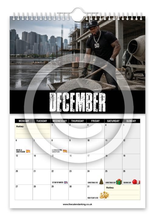 50 Cement Novelty Calendar - Image 13