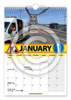 Alternative view of Anglesey Roadworks Novelty Calendar
