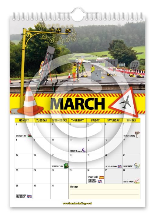 Anglesey Roadworks Novelty Calendar - Image 4