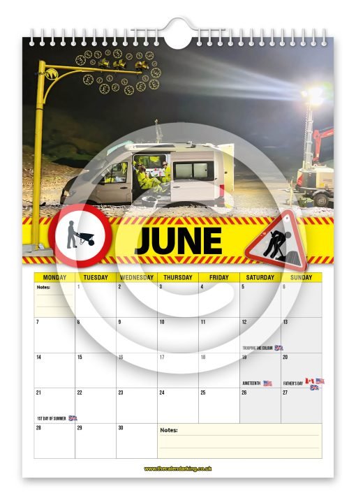 Anglesey Roadworks Novelty Calendar - Image 7