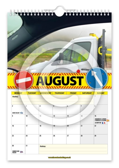 Anglesey Roadworks Novelty Calendar - Image 9
