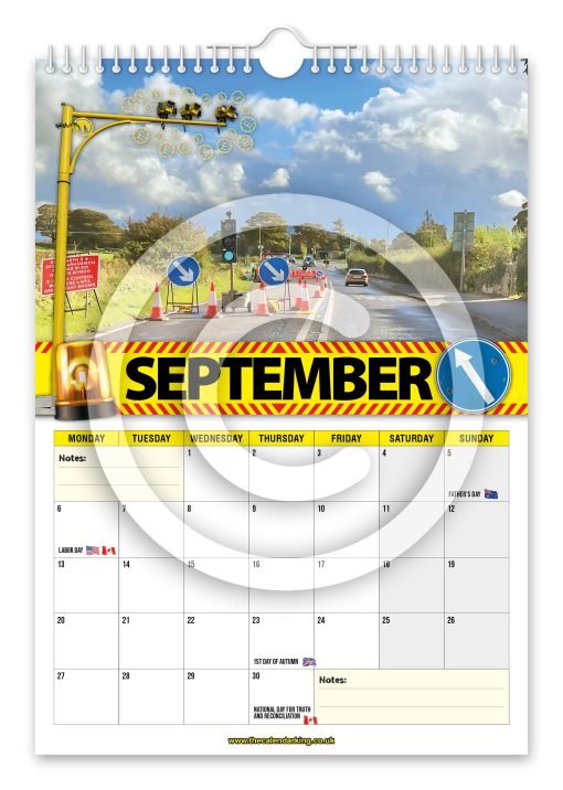 Anglesey Roadworks Novelty Calendar - Image 10