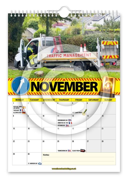 Anglesey Roadworks Novelty Calendar - Image 12