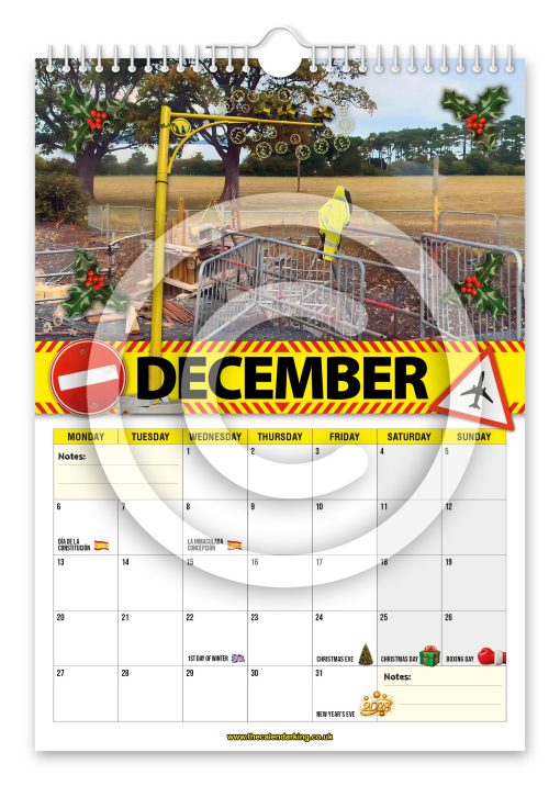 Anglesey Roadworks Novelty Calendar - Image 13
