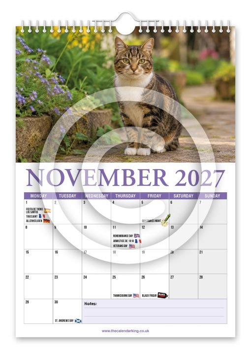 Cat Lovers Novelty Calendar - Image 12
