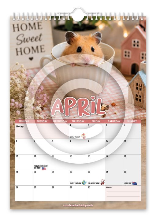 Hamsters Novelty Calendar - Image 5