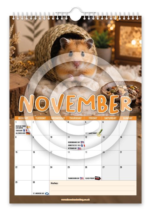 Hamsters Novelty Calendar - Image 12