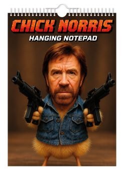 Chick Norris - A4 Hanging Notepad