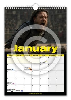 Alternative view of Russel Crow Novelty Calendar