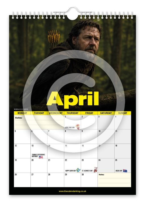 Russel Crow Novelty Calendar - Image 5