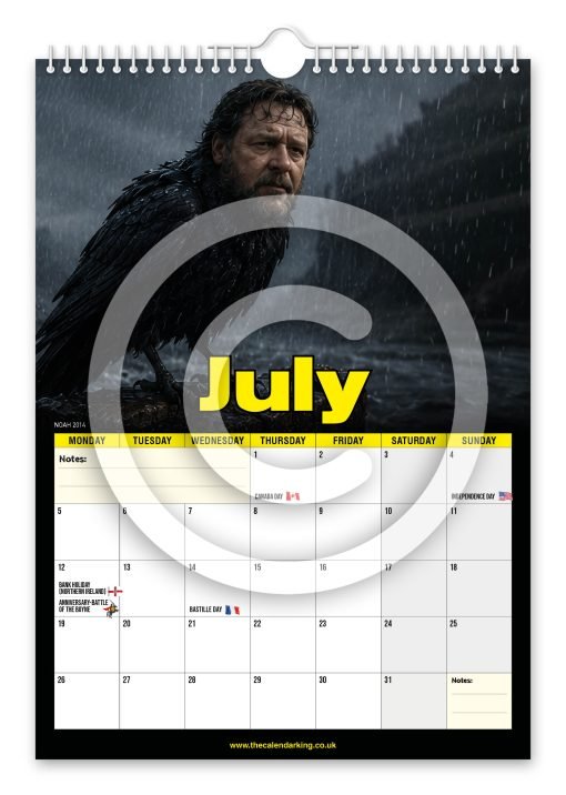 Russel Crow Novelty Calendar - Image 8