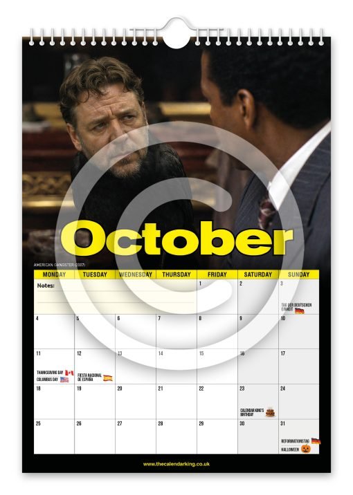 Russel Crow Novelty Calendar - Image 11