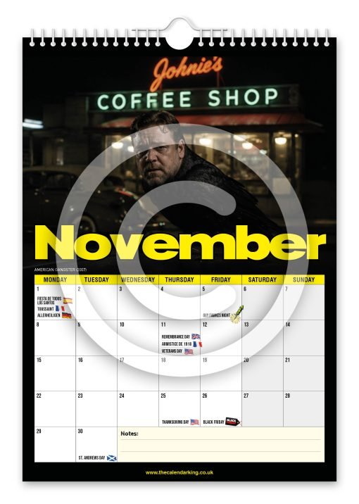 Russel Crow Novelty Calendar - Image 12