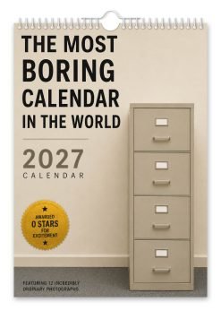 The Most Boring Calendar in The World Novelty Calendar