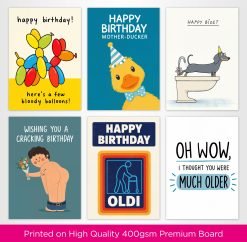 Alternative view of Funny Birthday Card Selection Pack - 016