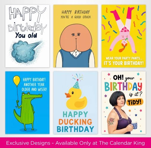 Funny Birthday Card Selection Pack - 016 - Image 4