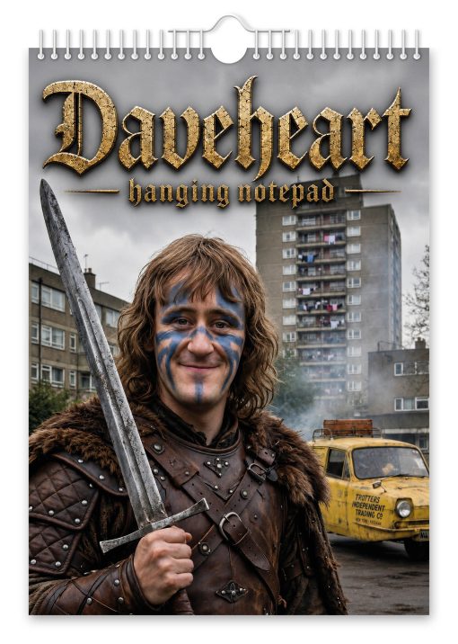 Daveheart - A4 Hanging Notepad